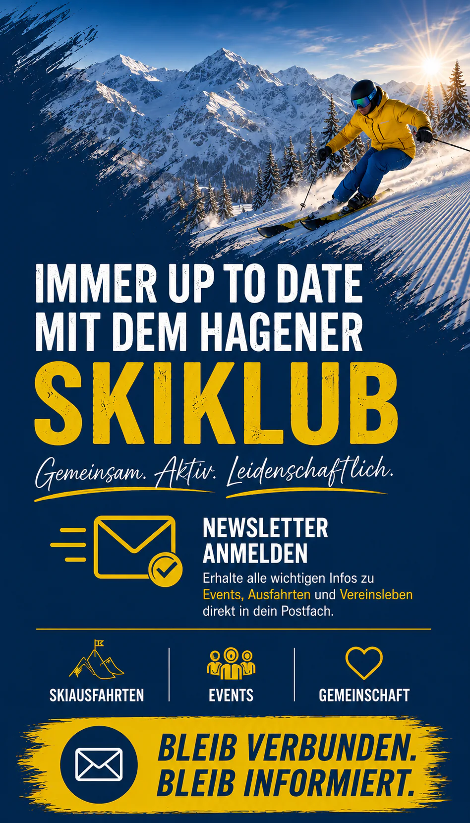Hagener Skiklub - zum Newsletter anmelden - Header Bild